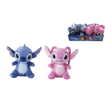 (Mis 1) STITCH Stitch e Angel Peluche 17cm In espo da 12pz 2ass…x12